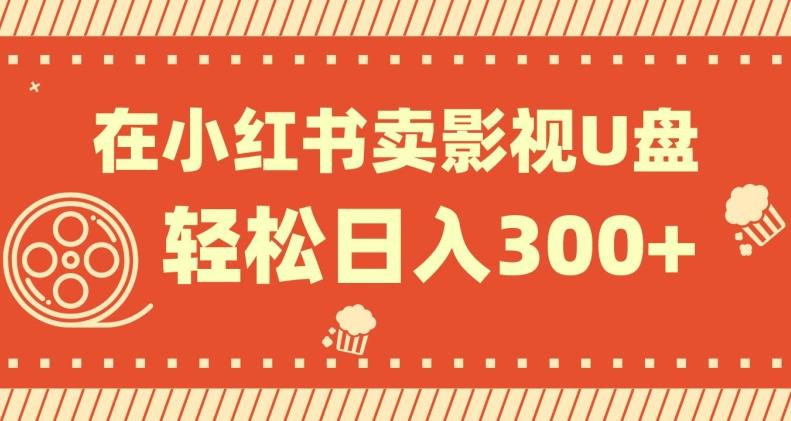 在小红书上卖影视U盘，轻松日入300+，操作简单，小白可轻松上手-有道资源网