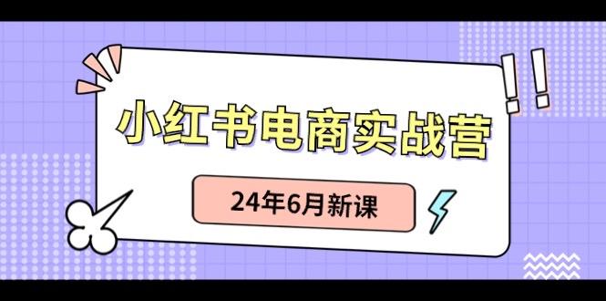 小红书电商实战营：小红书笔记带货和无人直播，24年6月新课-有道资源网