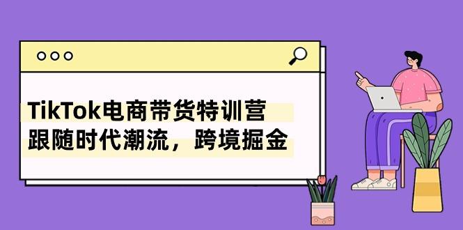 TikTok电商带货特训营，跟随时代潮流，跨境掘金(8节课-有道资源网