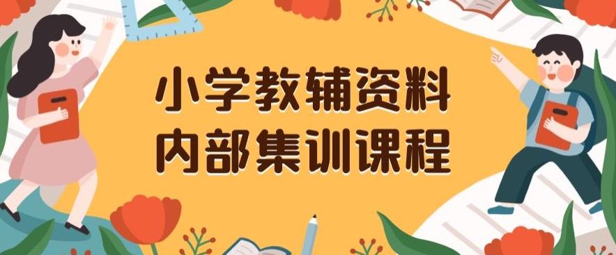 小学教辅资料，内部集训保姆级教程，私域一单收益29-129（教程+资料）-有道资源网