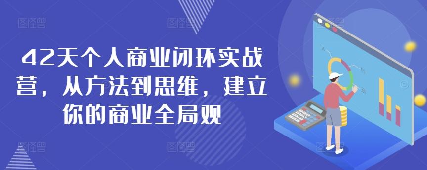 42天个人商业闭环实战营，从方法到思维，建立你的商业全局观-有道资源网