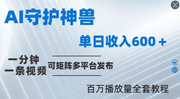 制作各省守护神，100多W播放量的视频只需要1分钟就能完成【揭秘】-有道资源网