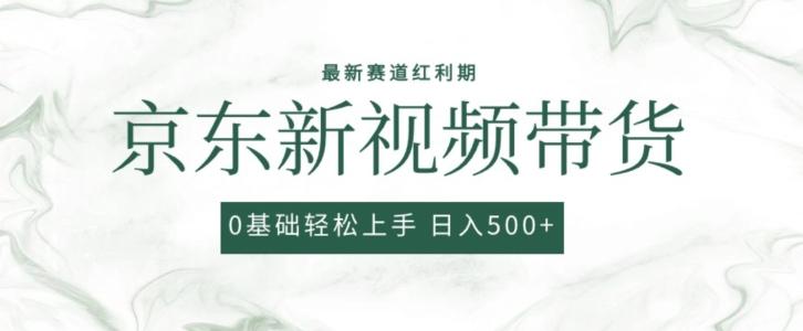 2024最新京东视频带货项目，最新0粉强开无脑搬运爆款玩法，小白轻松上手【揭秘】-有道资源网