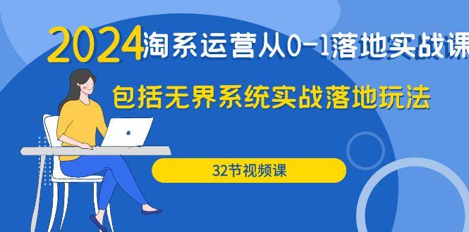 (9919期)2024·淘系运营从0-1落地实战课：包括无界系统实战落地玩法(32节)-有道资源网