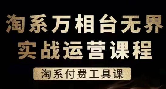 淘系万相台无界实战运营课，淘系付费工具课-有道资源网