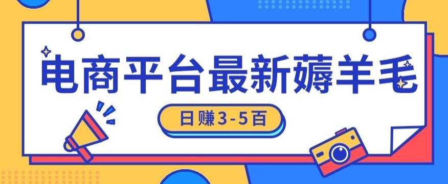 日赚300-500的电商平台薅羊毛新玩法，可重复操作，小白也可简单上手-有道资源网