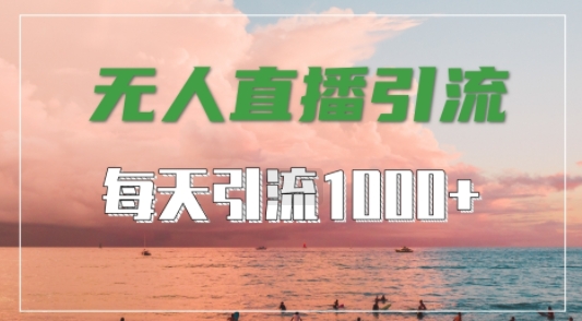 抖音快手视频号全平台通用，无人直播引流法，超暴力引流1000+高质量精准创业粉【揭秘】-有道资源网