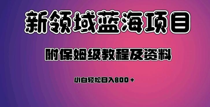 虚拟资源蓝海领域新项目，轻松日入800＋，附保姆级教程及资料-有道资源网