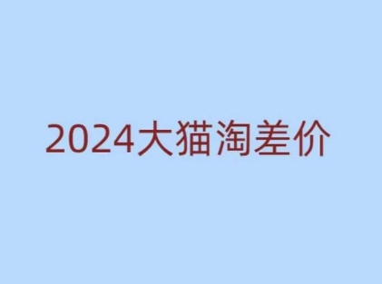 2024版大猫淘差价课程，新手也能学的无货源电商课程-有道资源网