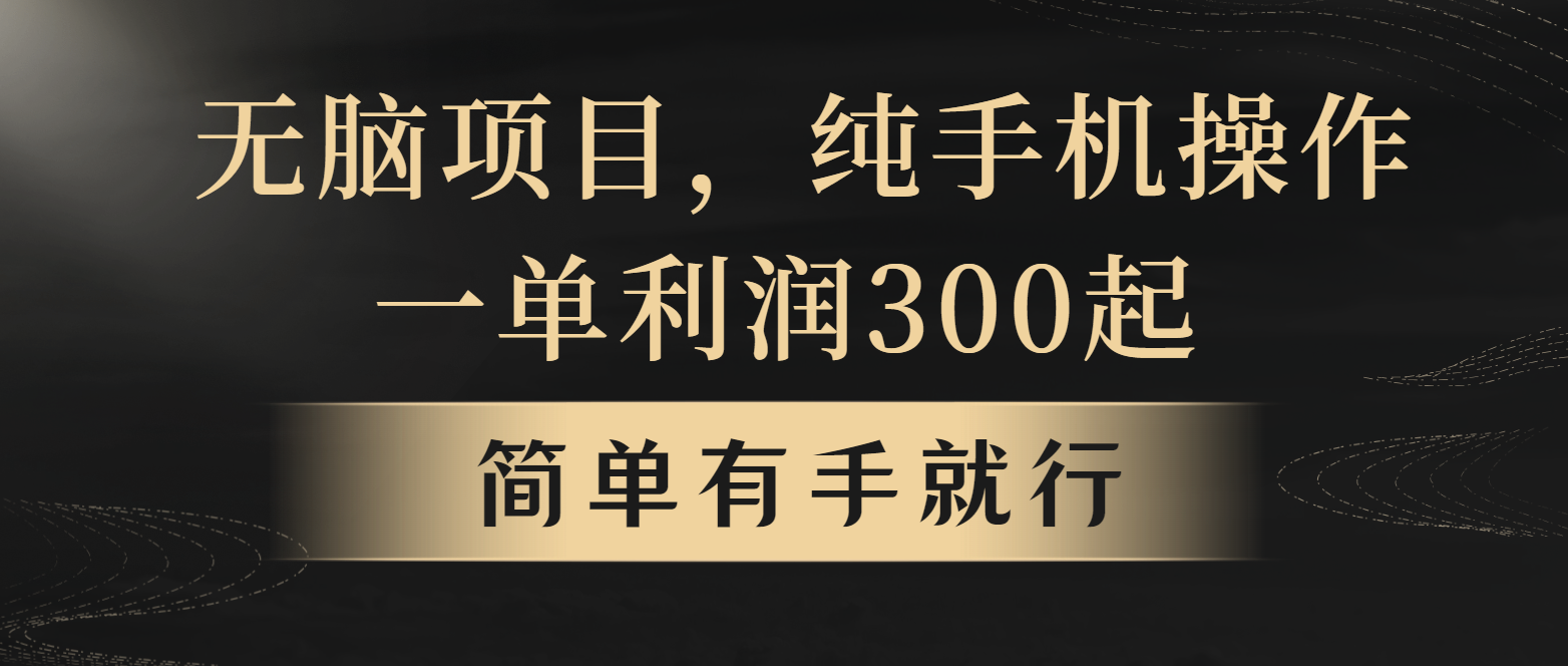 全网首发，翻身项目，年前最赚钱项目之一。收益翻倍！-有道资源网