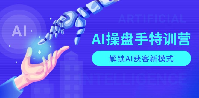 AI-操盘手特训营，解锁AI获客新模式，全面掌握AI商业应用与提示词技巧-有道资源网