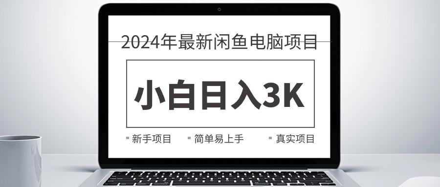 2024最新闲鱼卖电脑项目，新手小白日入3K+，最真实的项目教学-有道资源网