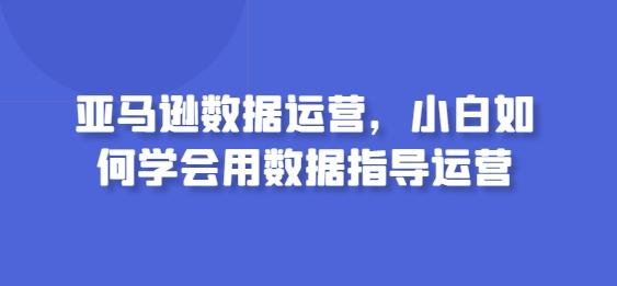 亚马逊数据运营，小白如何学会用数据指导运营-有道资源网