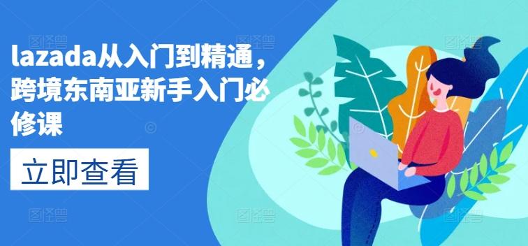 lazada从入门到精通，跨境东南亚新手入门必修课-有道资源网