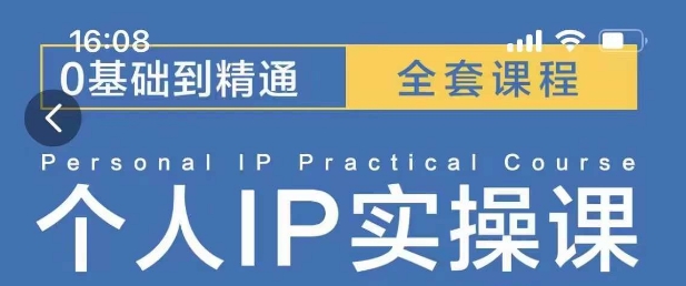 操盘手思维、个人IP、MCN孵化打造千万粉丝IP的运营方法论-有道资源网