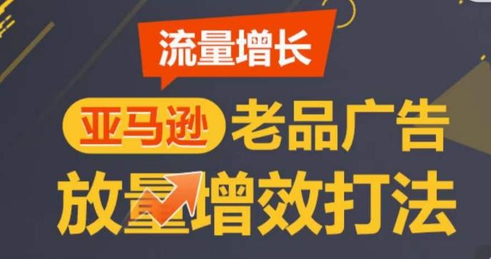 亚马逊流量增长-老品广告放量增效打法，循序渐进，打造更多TOP listing​-有道资源网