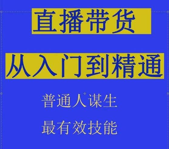 2024抖音直播带货直播间拆解抖运营从入门到精通，普通人谋生最有效技能-有道资源网