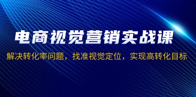 电商视觉营销实战课，解决转化率问题，找准视觉定位，实现高转化目标-有道资源网