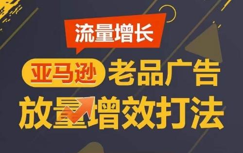 流量增长 亚马逊老品广告放量增效打法，短期内广告销量翻倍-有道资源网