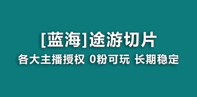 抖音途游切片，龙年第一个蓝海项目，提供授权和素材，长期稳定，月入过万-有道资源网