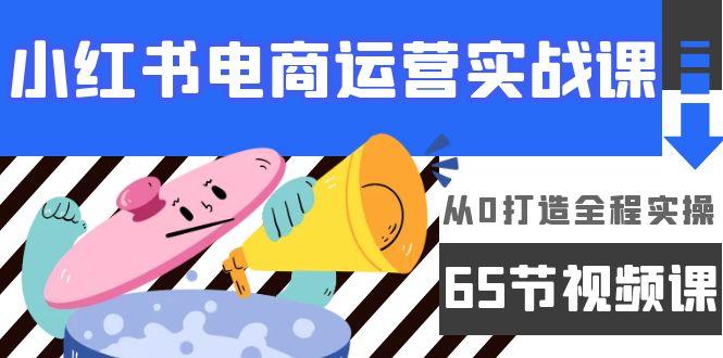 (9724期)小红书电商运营实战课，从0打造全程实操(65节视频课)-有道资源网