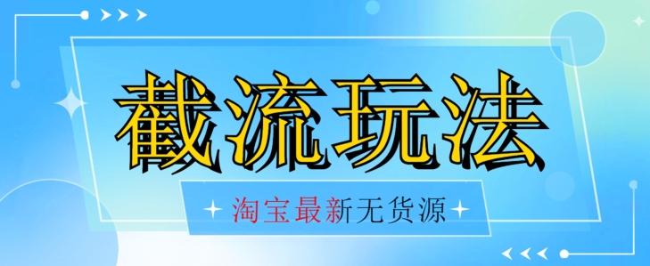 首发价值2980最新淘宝无货源不开车自然流超低成本截流玩法日入300+【揭秘】【1016更新】-有道资源网