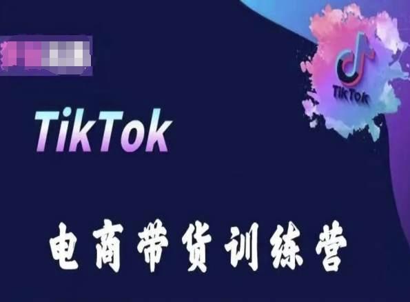 TikTok电商带货训练营，跟随时代潮流，跨境掘金-有道资源网