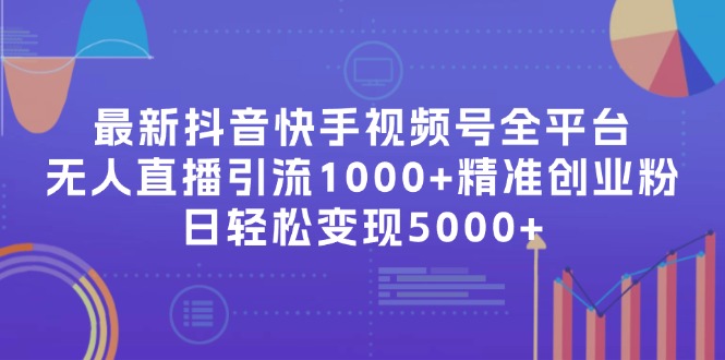 最新抖音快手视频号全平台无人直播引流1000+精准创业粉，日轻松变现5000+-有道资源网