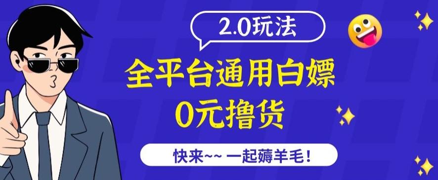 外面收费2980的全平台通用白嫖撸货项目2.0玩法【仅揭秘】-有道资源网