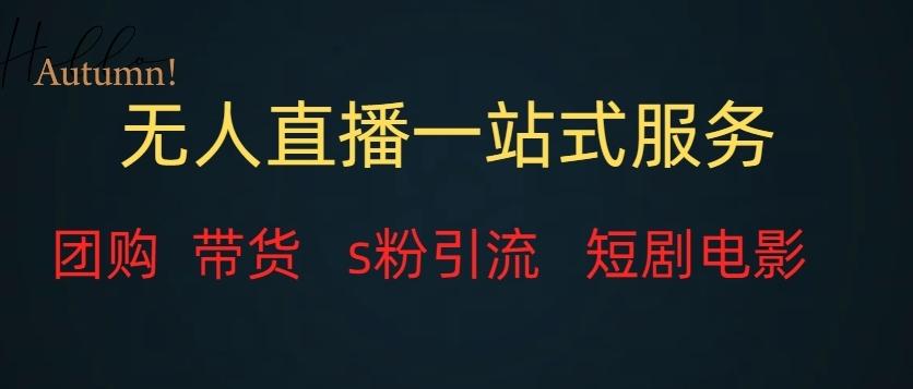 无人直播一站式服务（教程以及变现方式）-有道资源网