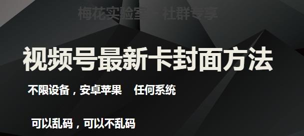 梅花实验室社群最新卡封面玩法3.0，不限设备，安卓苹果任何系统-有道资源网