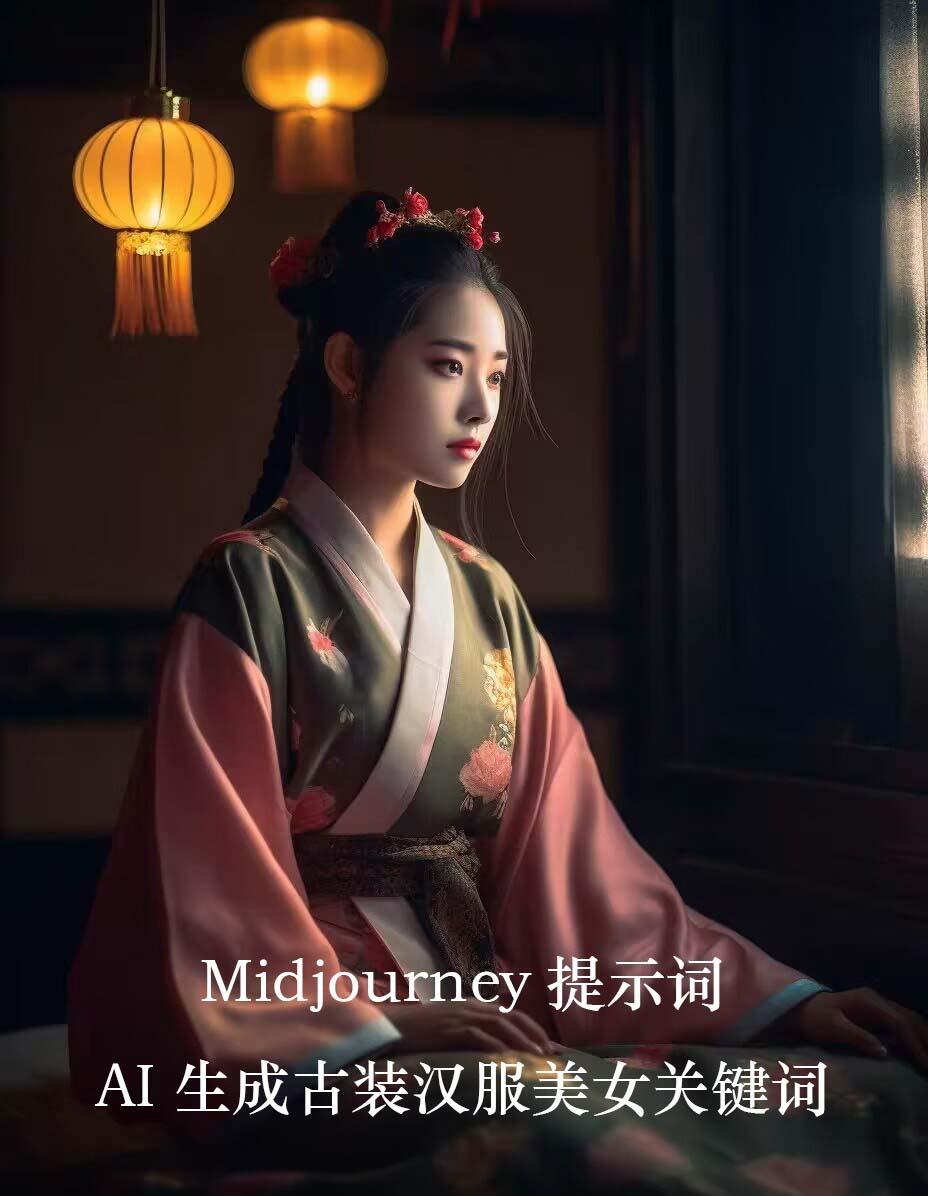 Midjourney关键词-AI生成中国风古装汉服美女人像提示关键词-有道资源网