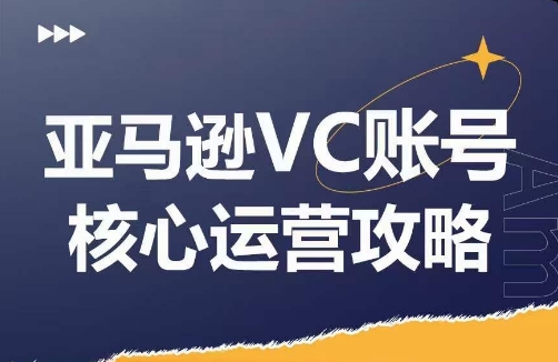 亚马逊VC账号核心玩法解析，实战经验拆解产品模块运营技巧，提升店铺GMV，有效提升运营利润-有道资源网