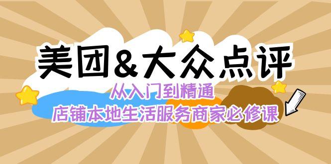 美团+大众点评 从入门到精通：店铺本地生活 流量提升 店铺运营 推广秘术 评价管理-有道资源网