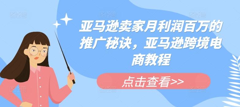 亚马逊卖家月利润百万的推广秘诀，亚马逊跨境电商教程-有道资源网