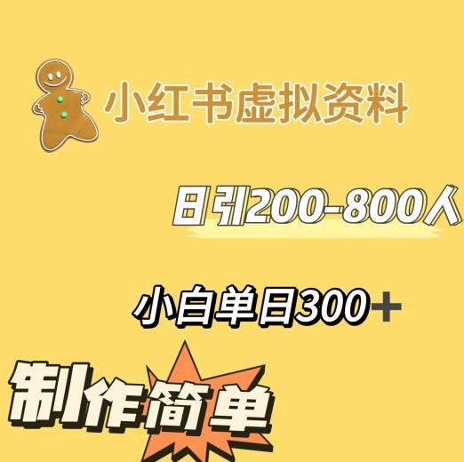 小红书动漫治愈图文的玩法，日引200-800人，小白单日变现300+-有道资源网