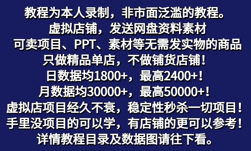 图片[1]-拼多多虚拟店铺项目，电脑挂机自动发货，单店日利润300+-有道资源网