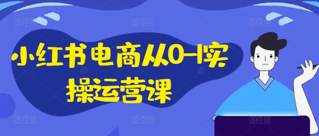 小红书电商从0-1实操运营课，小红书手机实操小红书/IP和私域课/小红书电商电脑实操板块等-有道资源网