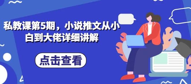 私教课第5期，小说推文从小白到大佬详细讲解-有道资源网