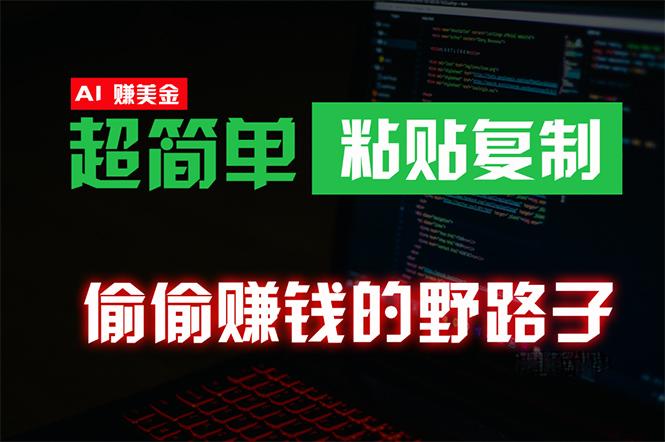 (10044期)偷偷赚钱野路子，0成本海外淘金，无脑粘贴复制 稳定且超简单 适合副业兼职-有道资源网